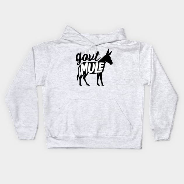 govt muleeee Kids Hoodie by wild viking studio official